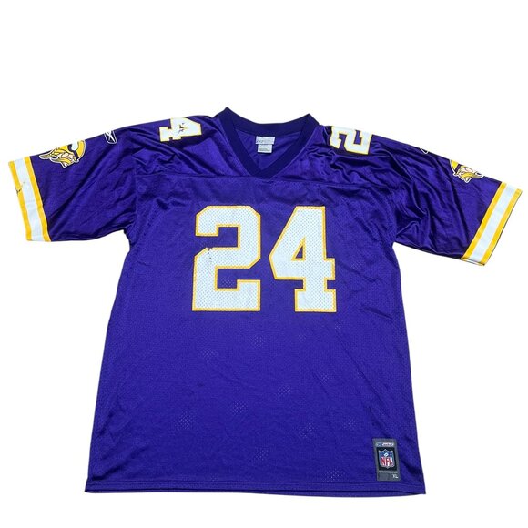 Vintage NFL Minnesota Vikings Robert Griffith Jersey Size XL #24 Reebok Football - Picture 2 of 5
